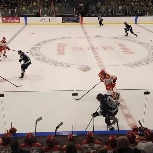 Match enlevé à l'aréna de Matane